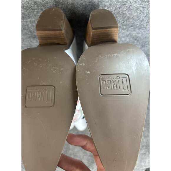 Dingo Boots Womens Size 9M White King Card Embroidered Western Cowboy Leather - Picture 10 of 13